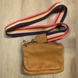 Vince Camuto Brown Leather Cross body bag